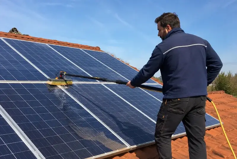 Nettoyage et entretien de panneaux solaires à Cours