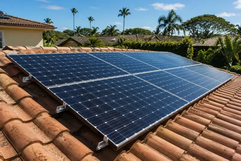 Installation de panneaux solaires à Cours